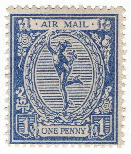 (I.B) George V Cinderella : Mercury Air Mail Essay 1d