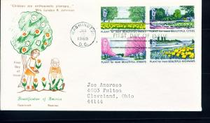 1368a Beautification Of America Block,Cachet Craft