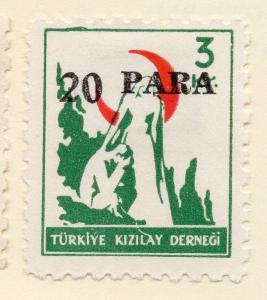 Turkey 1950-52 Early Issue Fine Mint Hinged 20p. Surcharged 085931