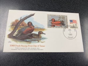 US RW52 Duck Stamp $7.50 FDC On Fleetwood Cover