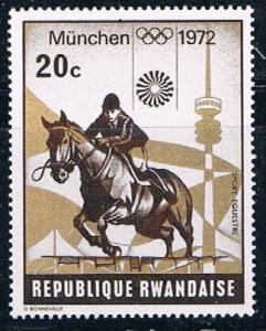 Rwanda 478 Unused Olympics Equestrian (R0359)+