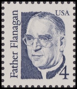 US 2171 Great Americans Father Flanagan 4c single MNH 1986