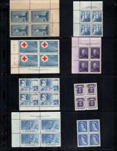Canada 8 MNH blocks