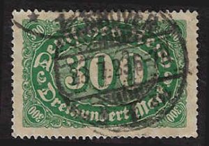 Germany #158 Used; 300m Numeral of Value (1922)