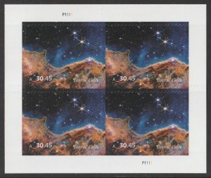 US 5828 Express Mail Cosmic Cliffs $30.45 sheet 4 MNH 2024