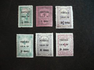 Stamps - Iraq - Scott# N42,N44,N45,N47-N49 - Mint Hinged Part Set of 6 Stamps