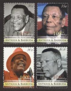 Antigua Sc# 3060-3 MNH 100th Birthday of V.C. Bird