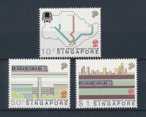 [114012] Singapore 1988 Railway trains Eisenbahn  MNH