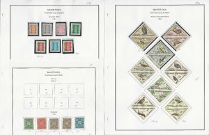 Mauritania Stamp Collection on 38 Steiner Pages, 1982-2000 + BOB, JFZ