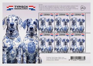 2024 Netherlands Dogs MS6 (Scott NA) MNH