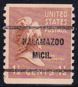 Precancel - Kalamazoo, MI PSS 840-61 - Bureau Issue