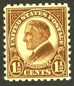 U.S. #582 MINT OG NH