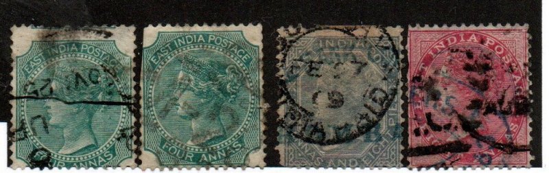 India 26, 26B, 27-28 Set Used