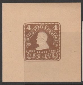 U.S. Scott #W392 Embossed Stamp - Stationery & Wrappers - Mint Single