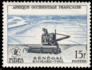 French West Africa #69  MNH - FIDES Farm Machinery (1956)