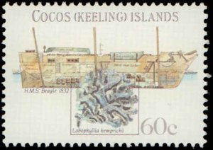 Cocos Islands #78-80, Complete Set(7), 1981, Never Hinged