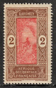 Dahomey - Definitive - Man Climbing A Palm Tree - 2 Cent # 43 M/H