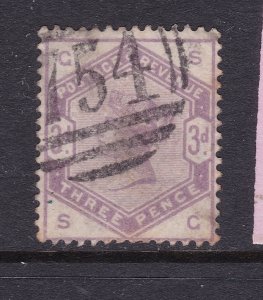 Great Britain a used QV 3d purple from 1883