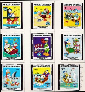 DISNEY ANTIGUA 808-816 MINT NH CARIBBEAN CRUISE