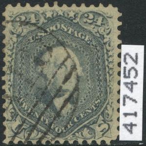 #70b VF USED STEEL BLUE WITH PF CERT CV $900.00 BP3325