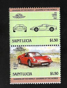 St. Lucia 1985 - MNH - Pair - Scott #742