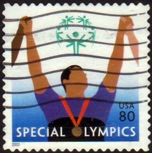 USA 2003 Sc#3771, SG#4264 80c Special Olympics USED-VF-NH.