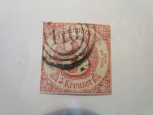 THURN and TAXIS  Scott  53  USED  Cat $30