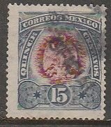 MEXICO O54, 15¢, OFFICIAL, USED. F. (1754)