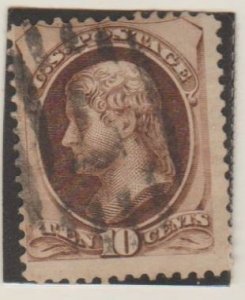 U.S. Scott #188 Jefferson Stamp - Used Single