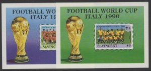ST.VINCENT SGMS1365 1989 WORLD CUP FOOTBALL CHAMPIONSHIP MNH