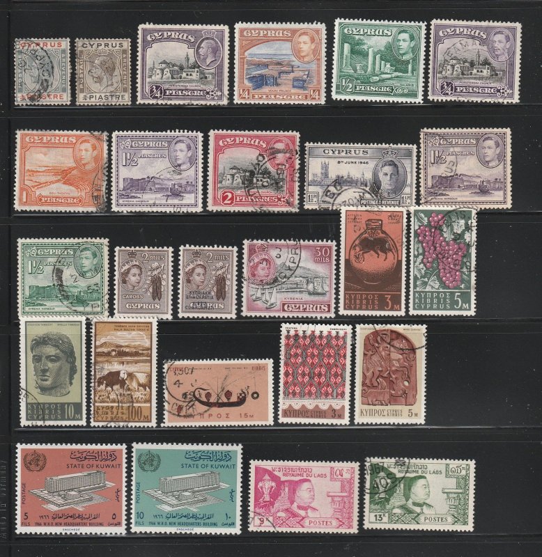 Worldwide Collection K - 2 Scans - All the stamps are in the scans.