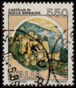 Italy 1478 - Used - 550L Rossa Simbalda Castle (1984) (cv $1.00)