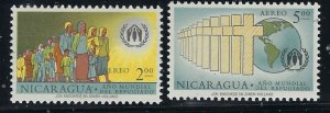 Nicaragua C452-53 MNH 1961 World Refugee Year