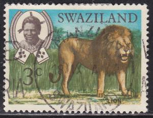 Swaziland 163 USED 1969 Lion