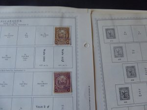 Nicaragua 1862-1974 Stamp Collection on Album Pages​