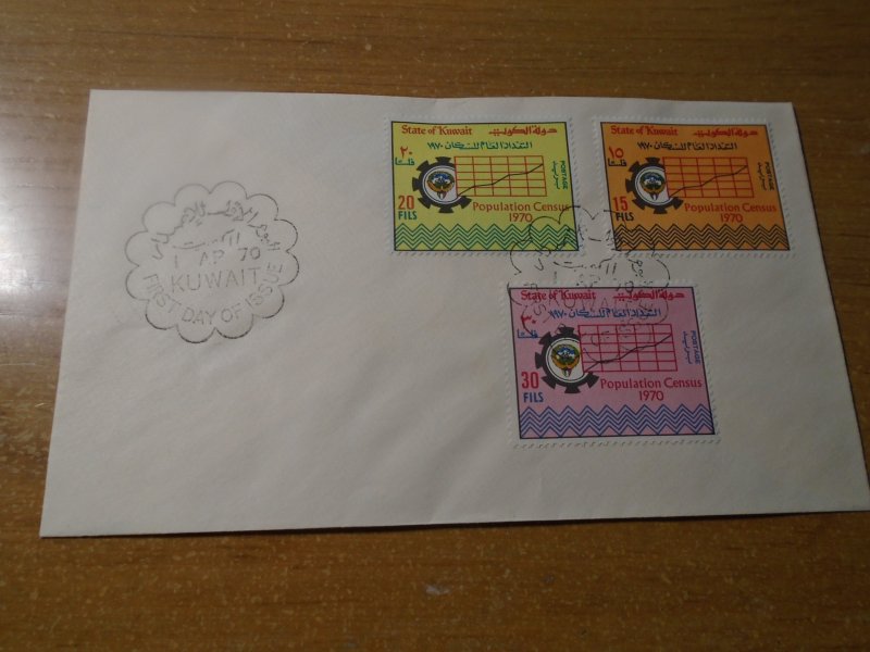 Kuwait  #  499-501  FDC   Mathematics