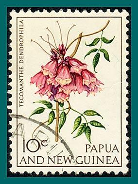 Papua New Guinea 1966 Flowers, 10c used  #229,SG101