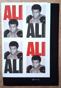 United States #6050-6051 (78c) Muhammad Ali MNH block of 4 plate #B111111 (2026)