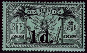 British New Hebrides Attractive SC#27 Mint F-VF.SCV$3...Grab a Bargain!