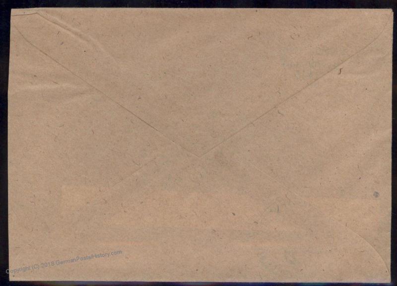 3rd Reich Germany 1942 Kriegsmarine Navy Ship Destroyer Z28 Feldpost Cover 87810