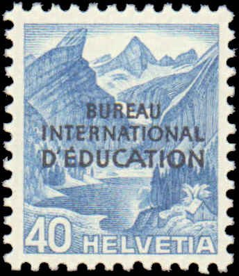 Switzerland For The International Bureau of Education #4023-4028, Complete Se...