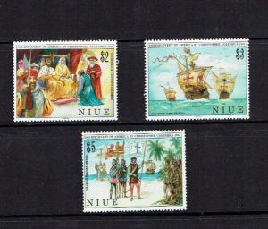 Nieu: 1992, 500th Anniversary Columbus Discovery of America, MNH set