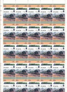 D400702 Trains Locomotives Leeds Lord Nelson 4-6-0 1926 MNH Specimen St.Lucia