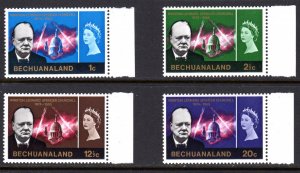 Bechuanaland Protectorate 1966 Sc#206/209 CHURCHILL MEMORIAL Set (4) MNH