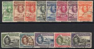 GOLD COAST SG120a/32 1938-43 DEFINITIVE SET USED