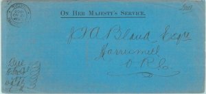 84432 -  NATAL  - POSTAL HISTORY -  OFFICIAL MAIL cover 1900  - OHMS