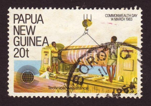 Papua New Guinea 1983 Sc#582, SG#466 20t Commonwealth Day USED. 