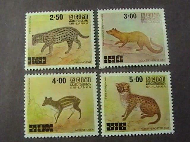 SRI LANKA # 594-597-MINT NEVER/HINGED--COMPLETE SET---1981