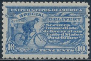 #E10 VF OG NH 10¢ SPECIAL DELIVERY (PALE ULTRAMARINE) CV $700 BT4925