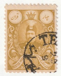 Persia Middle East Stamp Scott#440 Used Hinged 4kr Post Mark